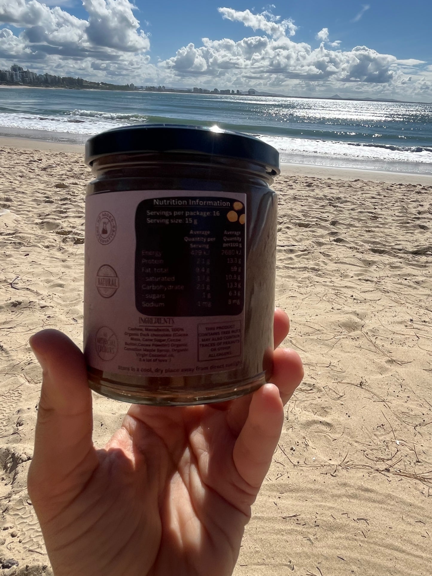 Macadamia and Cashew Butter- Dark Chocolate 250g