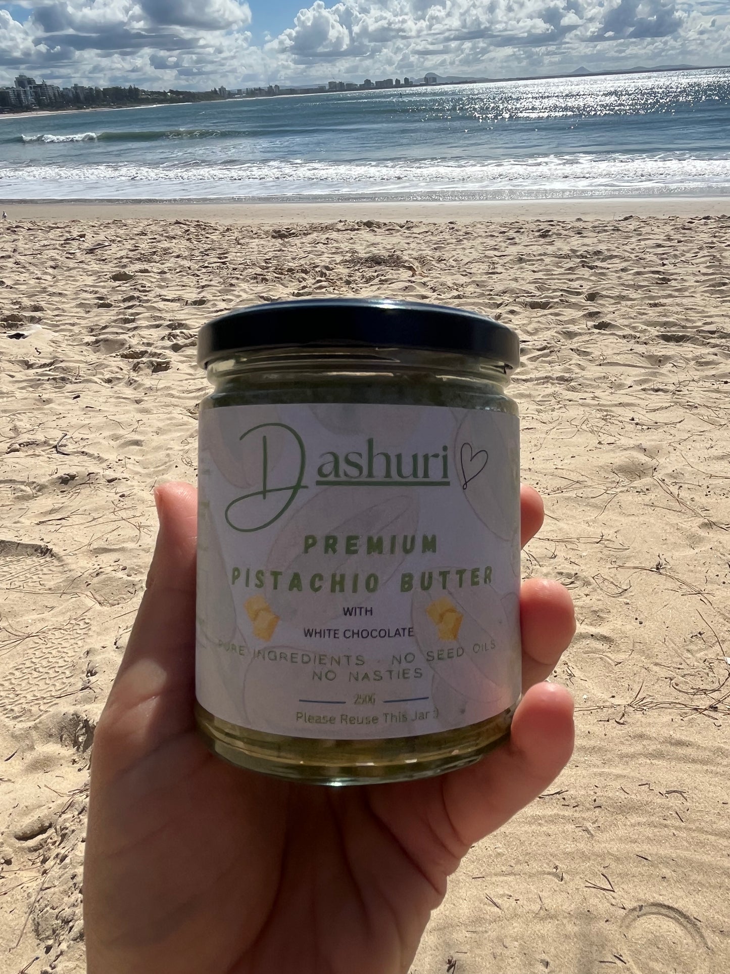 Pistachio Butter with White Chocolate 250g