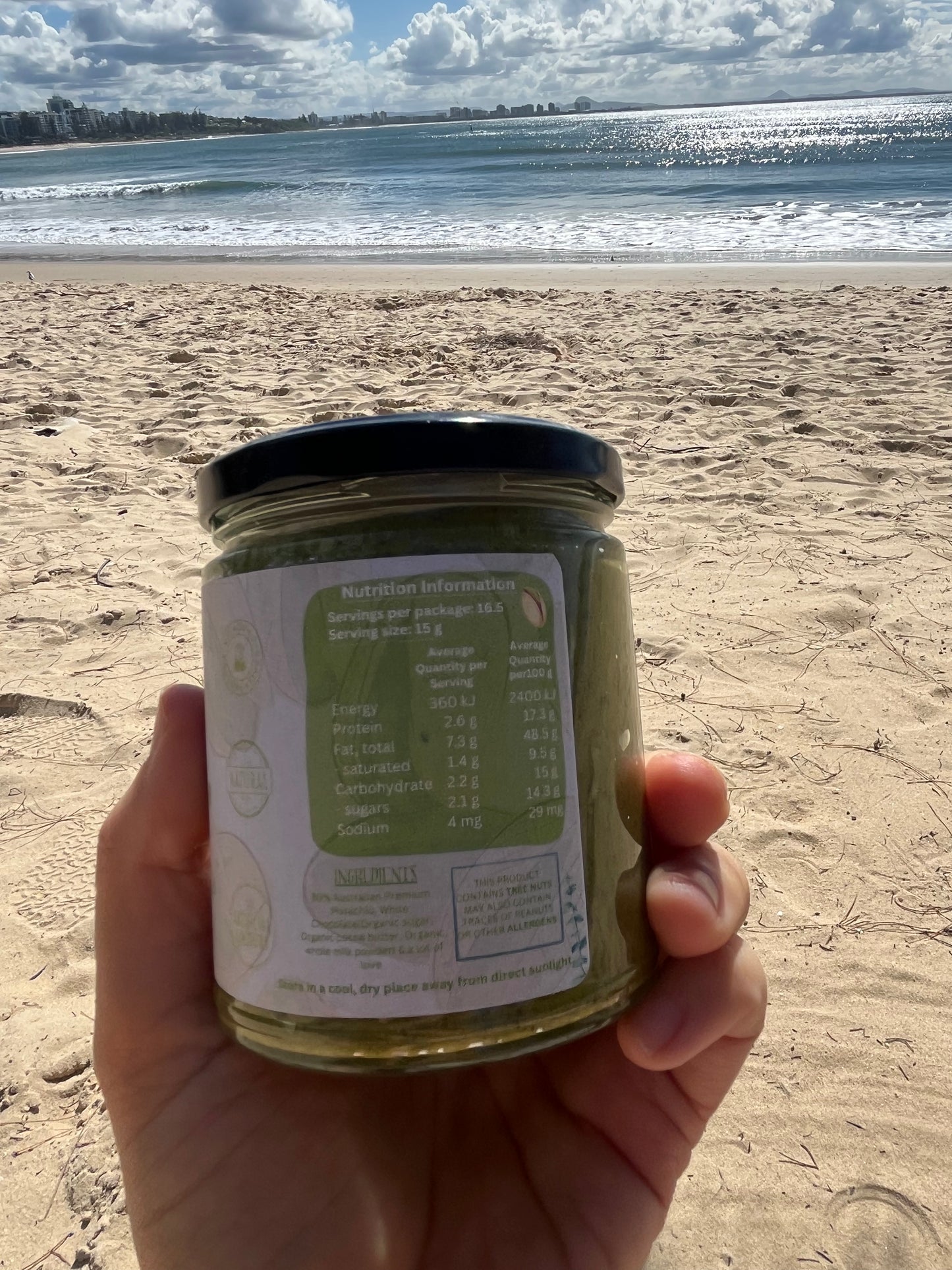 Pistachio Butter with White Chocolate 250g