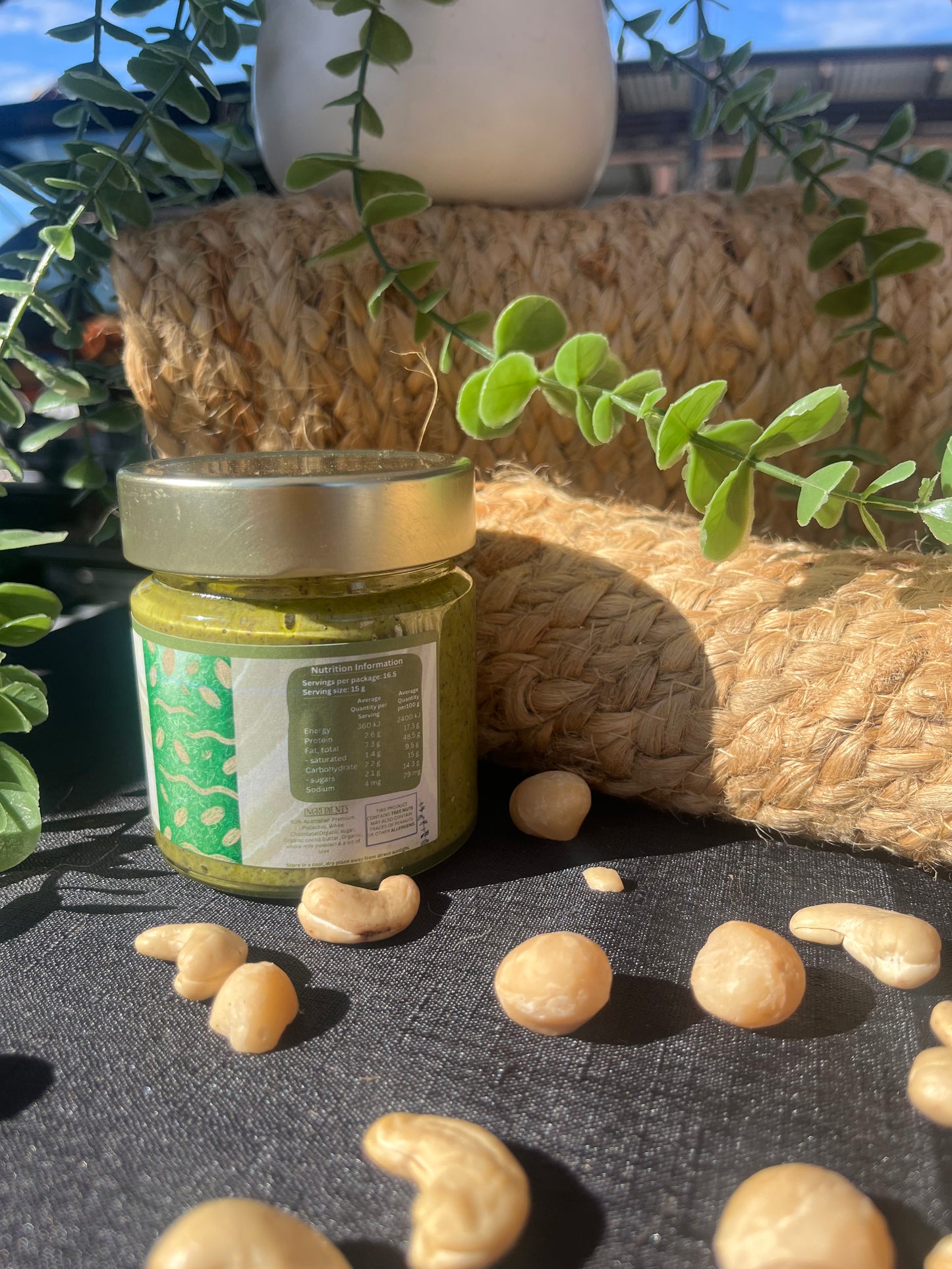 Pistachio Butter with White Chocolate 200g