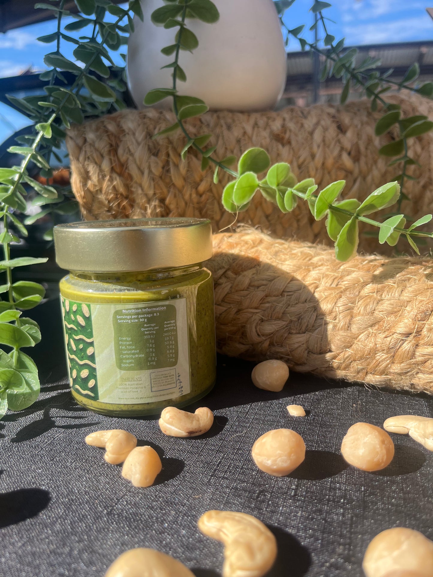 100% Pistachio Nut Butter 200g