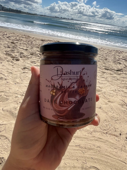 Macadamia and Cashew Butter- Dark Chocolate 250g
